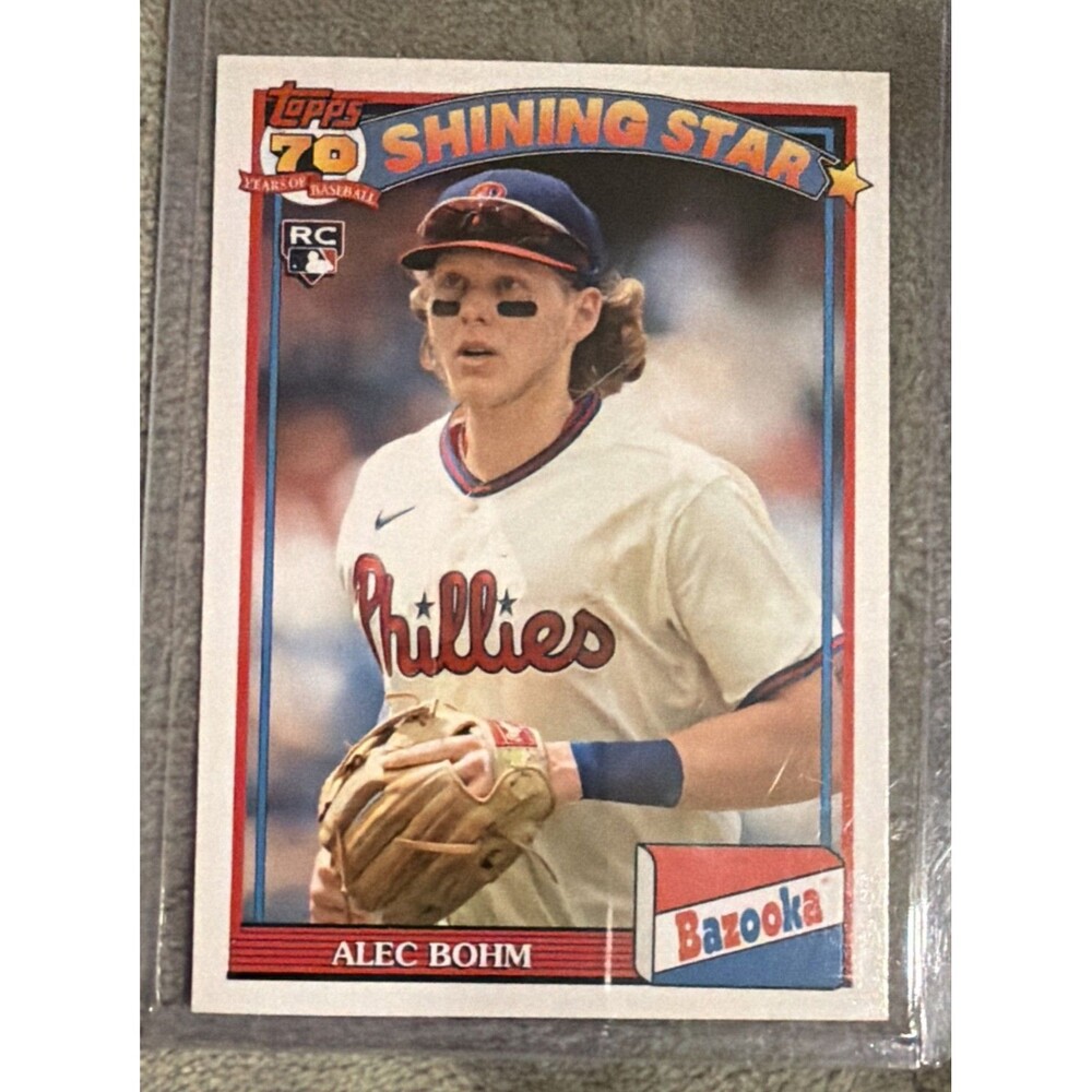 2021 Topps Archives - 1991 Topps Bazooka Shining Stars Alec Bohm #91BZ-3 (RC)